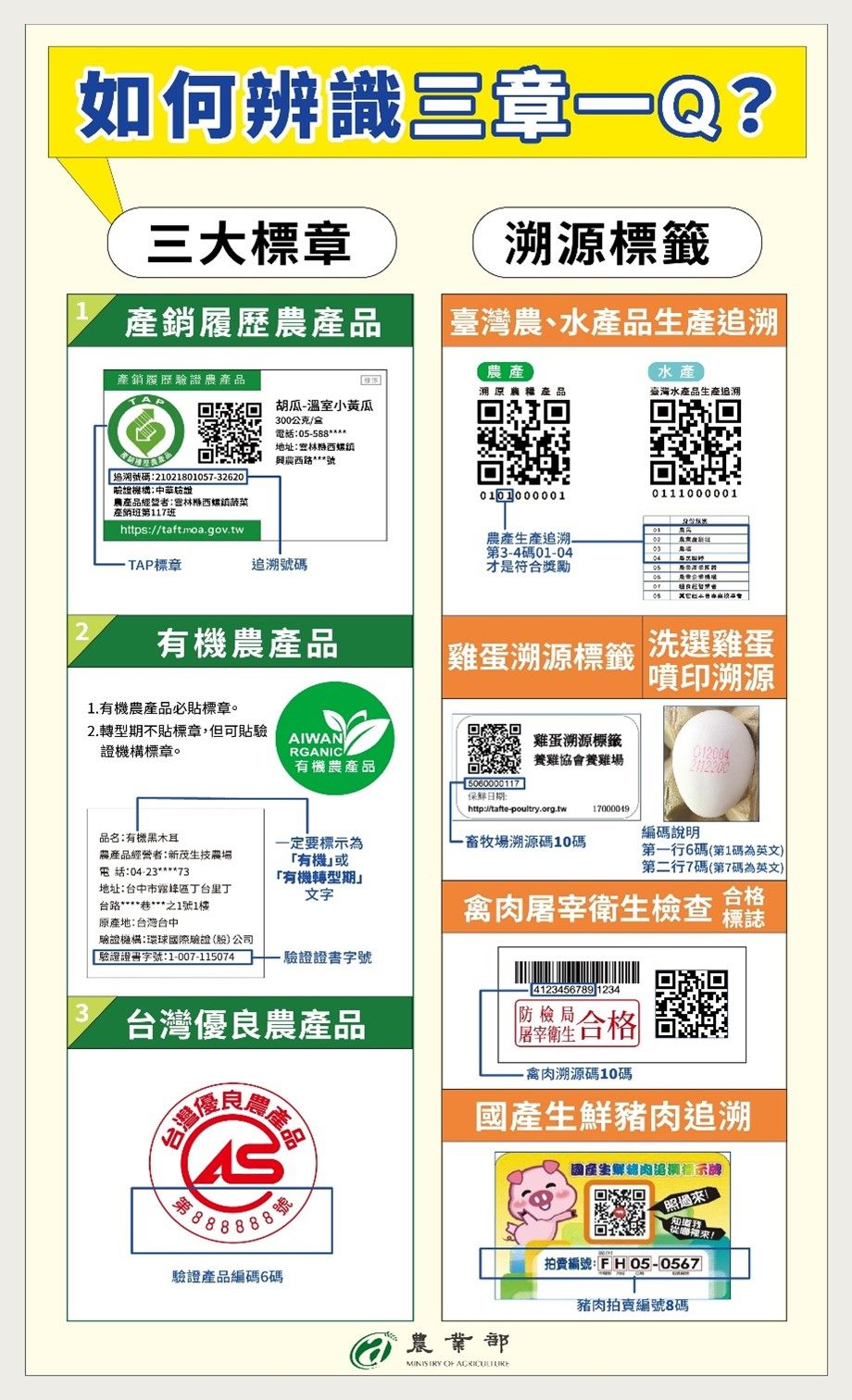 如何辨識3章1Q