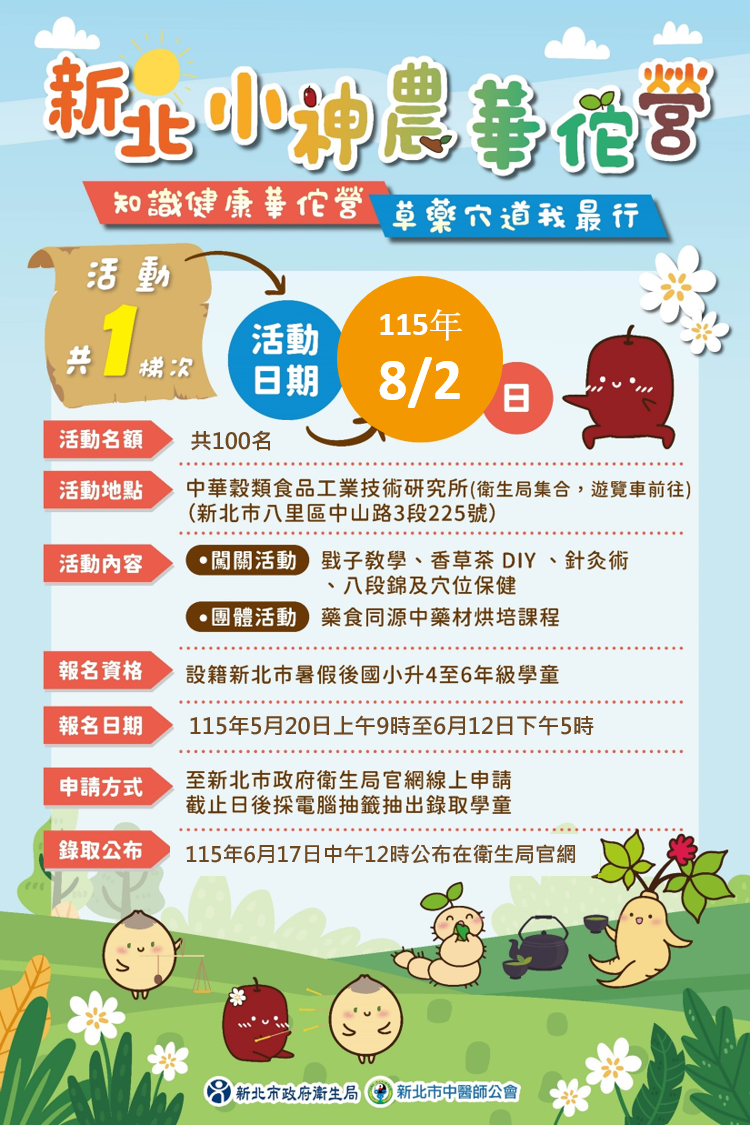 新北小神農華佗營